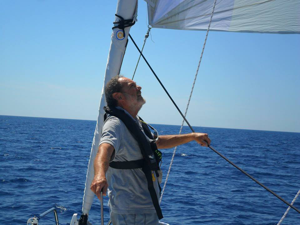 Skipper Raffaele Tesi,barca a vela in toscana